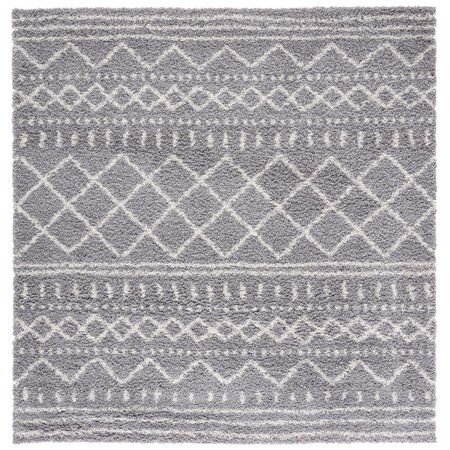 Safavieh 3 ft. 2 in. x 3 ft. 2 in. Arizona Shag Square Rug, Ivory & Beige ASG741G-3SQ